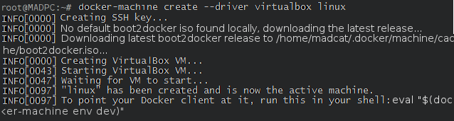 VirtualBox中使用Docker Machine来管理Docker主机2