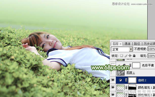 使用Photoshop调出春季暖色效果的草地人像（图文教程）24