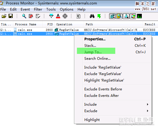 Process Monitor使用实例方法6