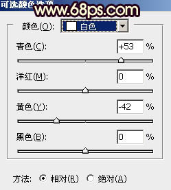 Photoshop调制出暗红霞光色草坪上人物图片42