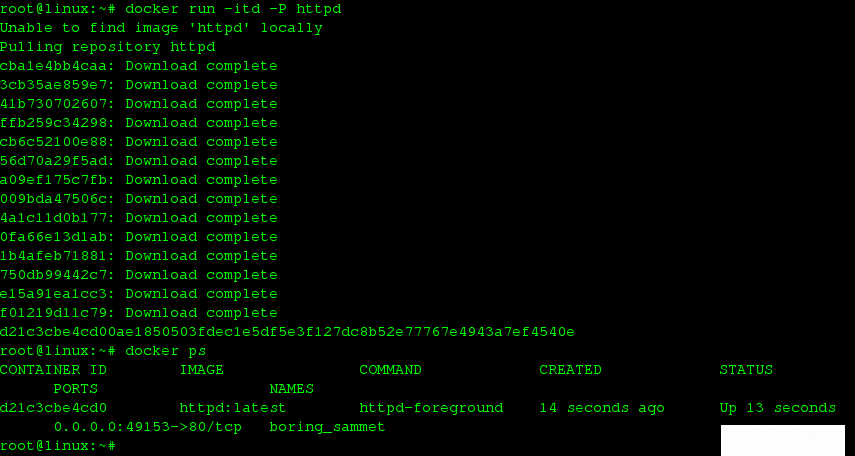 Docker的一些基础的网络命令小结3