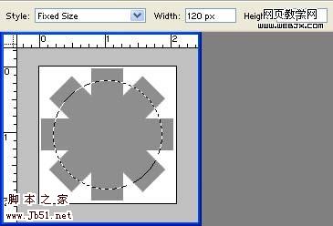 Photoshop 制作质感金属齿轮5