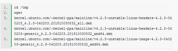 Ubuntu用户升级到Kernel 4.2.3内核的详细教程3