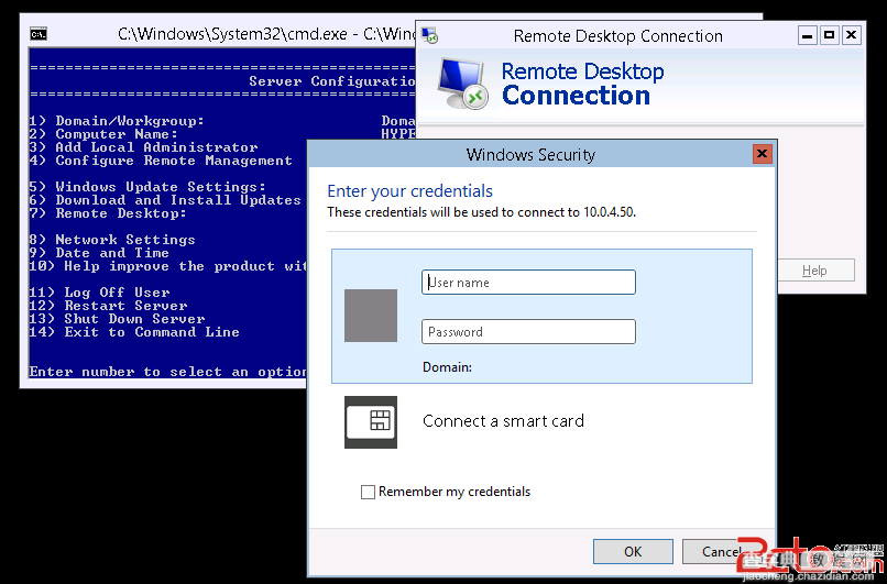 在Windows 2012下面启用MSTSC客户端的方法1