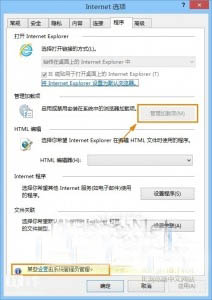 IE11或IE10中的管理加载项按钮是灰色的不能用怎么办1