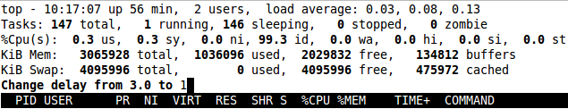 Linux中用于进程显示的top命令使用实例集锦11