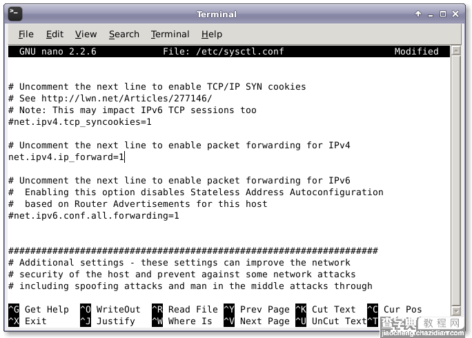 在Linux系统上实现IP转发的方法2