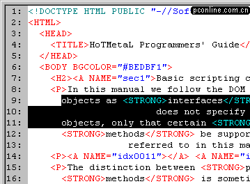 Javascript实例教程(19) 使用HoTMetal(4)3