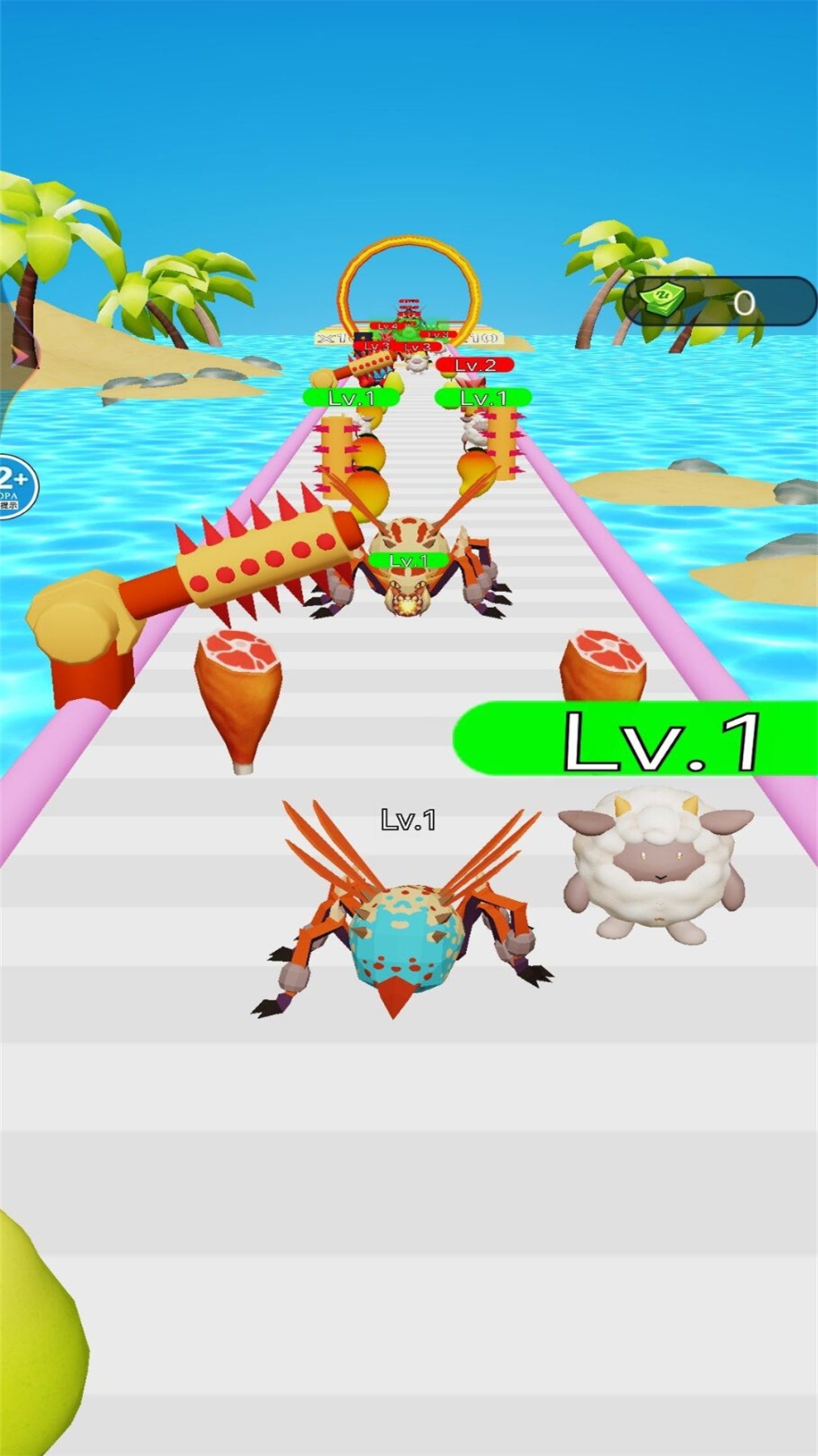 昆虫进化冲冲冲游戏下载手机版 v1.0截图1