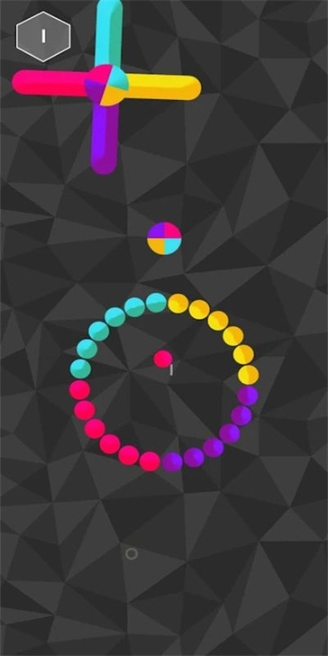 色彩小球跳跃中文版（Color fastjump）截图1